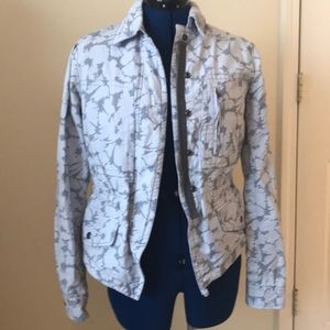Gap Floral print Gray Jacket - Size S